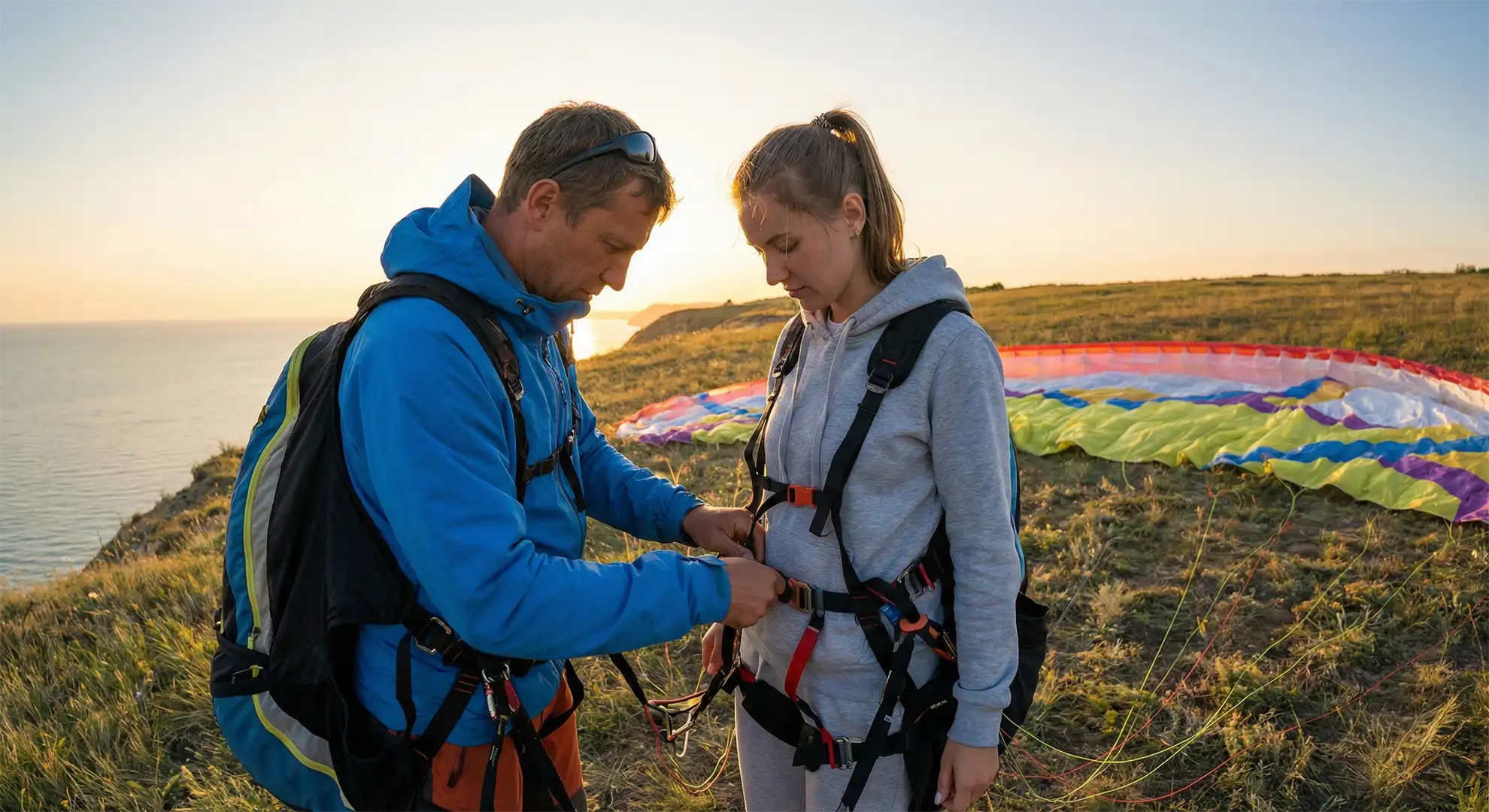 Полет на параплане в Анапе с пилотом