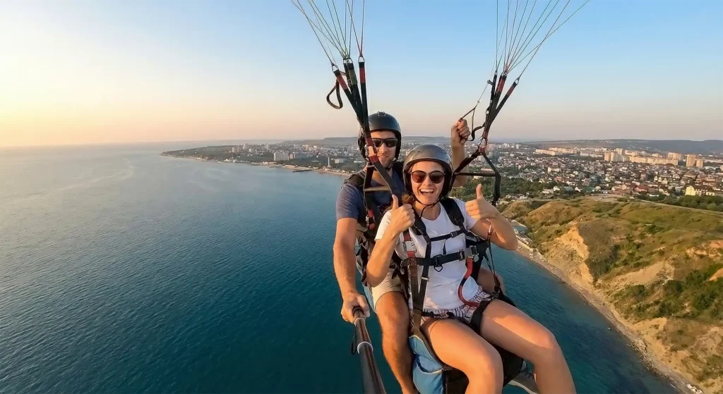 Полет на параплане в Анапе с пилотом